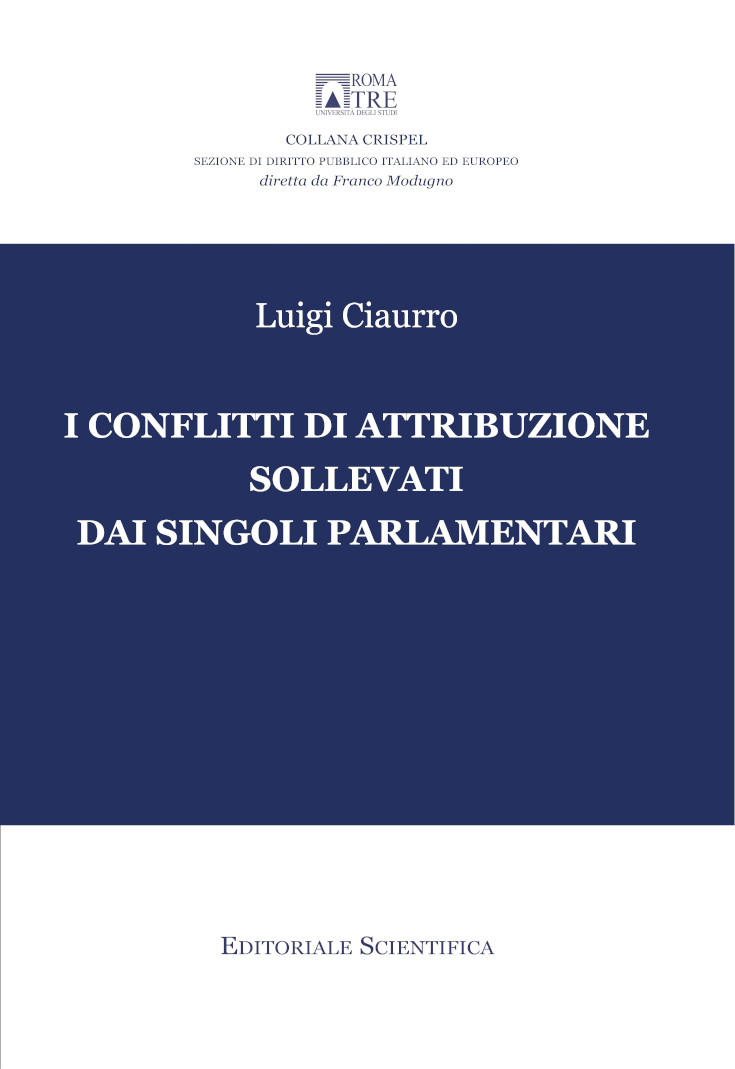 Ciaurro_I_conflitti_di_attribuzione_copertina