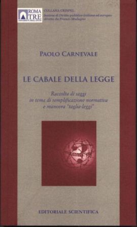 Copertina Le Cabale della legge