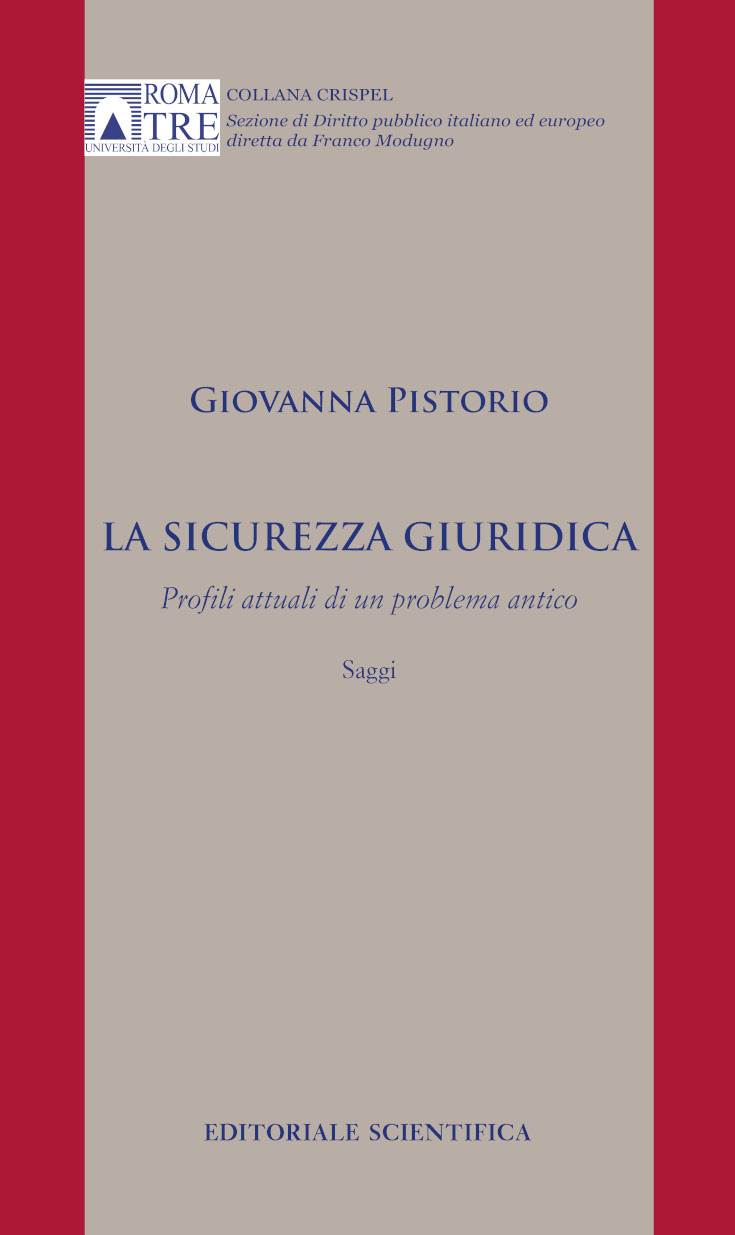 Copertina Pistorio_La_sicurezza_giuridica_copertina