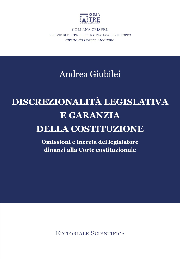 Giubilei_Discrezionalita_legislativa_copertina