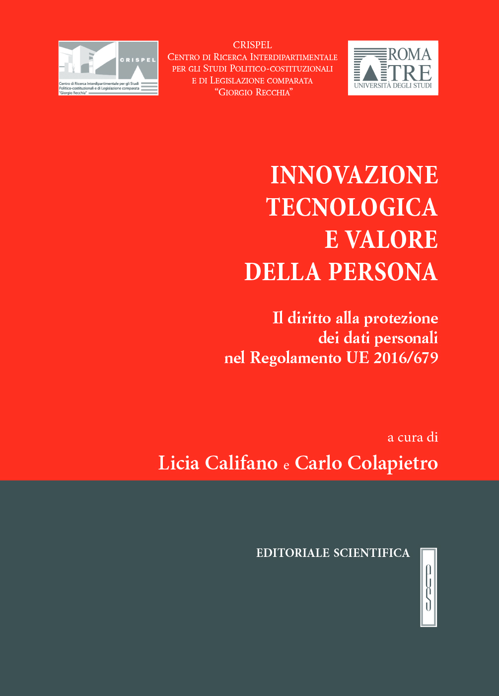 copertina innovazione tecnologica e valore della persona