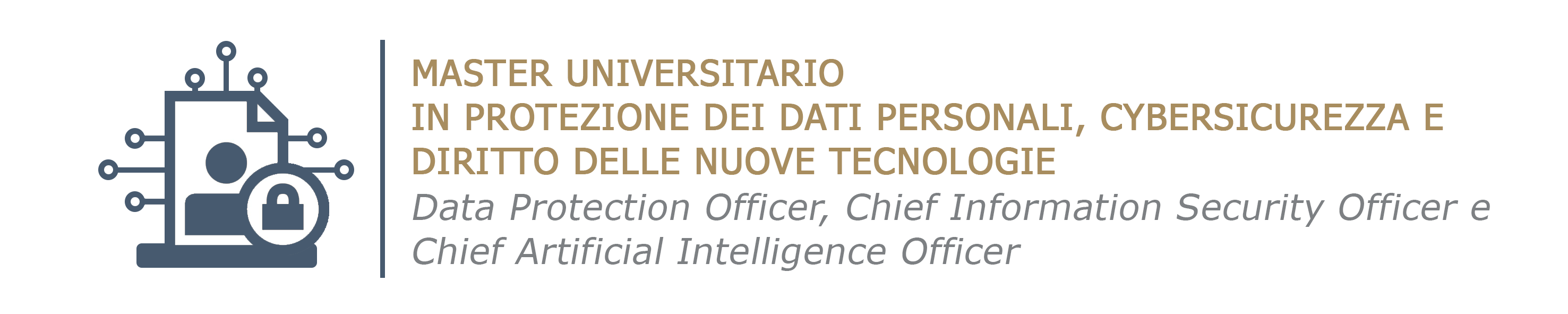 Immagine Logo nuovo master DPO-CISO-CAIO