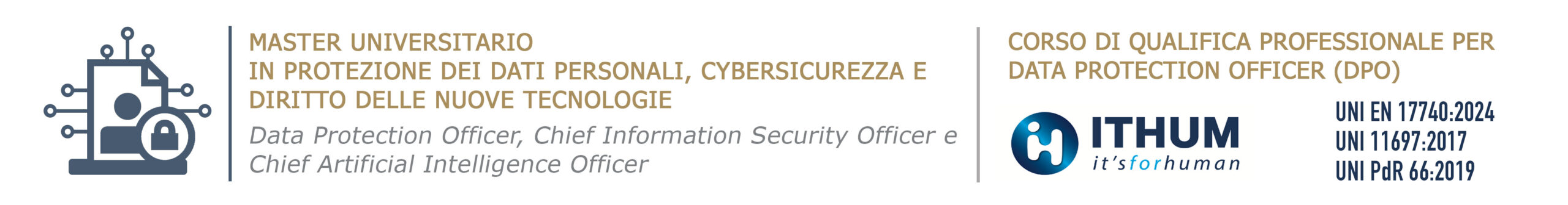 Immagine raffigurante il logo del corso DPO